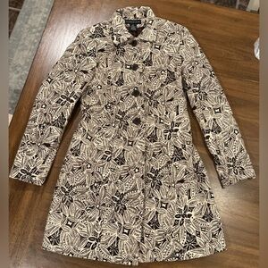 Donna Rae Vintage Brown and Cream Jacket Size 6